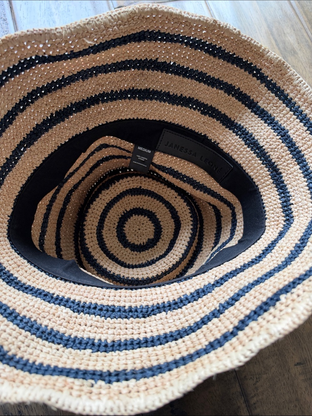 Janessa Leon Felix Bucket Hat Striped Harbor - Picture 6 of 6